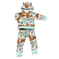 Purl Lamb | Hooded Milk and Cookies Set | 12-18m