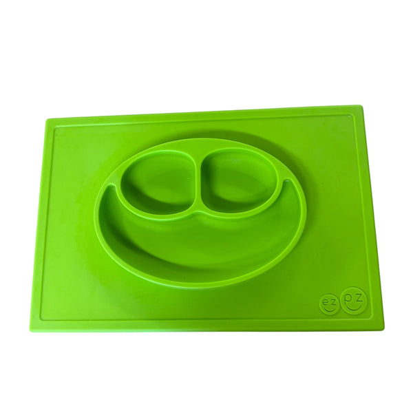 EzPz | Green Silicone Large Plate
