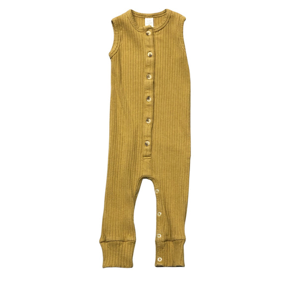 Kate Quinn | Mustard Sleeveless Playsuit | 12-18m