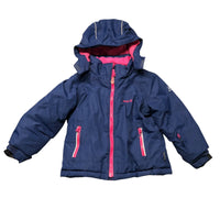 Kamik | Navy and Pink Winter Coat | 3