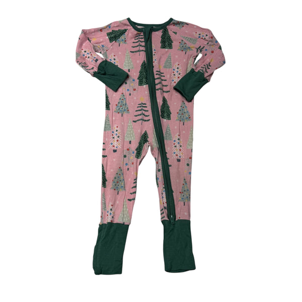 Little Sleepies | Christmas Tree Pajamas | 0-3m