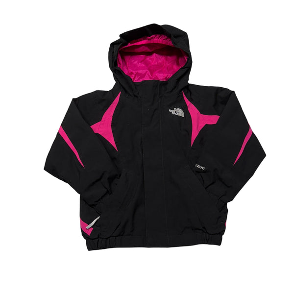 North Face | Black and Pink Raincoat | 2T
