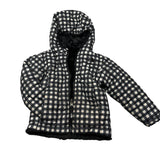 North Face | Black and White Plaid Reversible Winter Coat | 2T