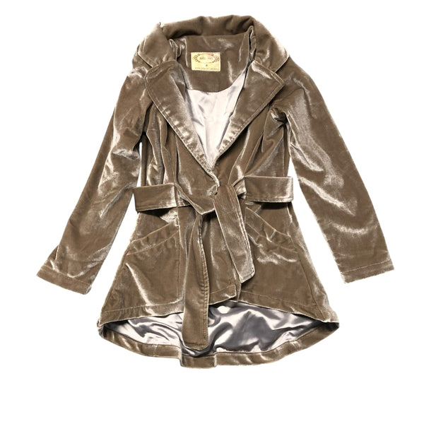 Mia Joy | Velour Tie-waist Jacket | 2