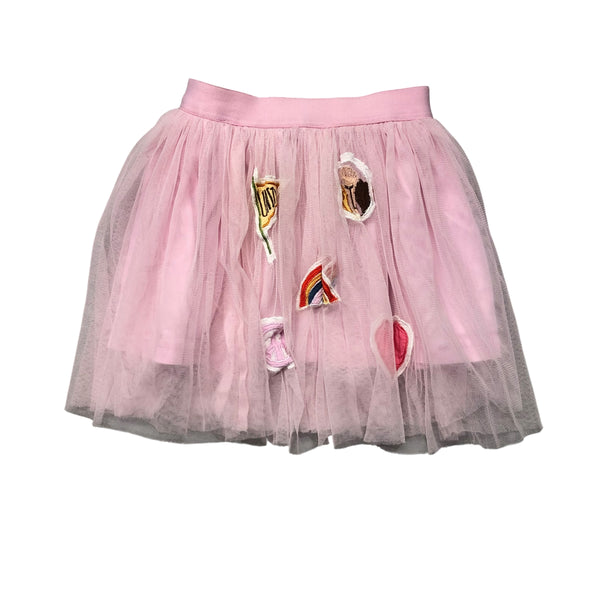Piccolina | Tulle and Patches Skirt | 2T