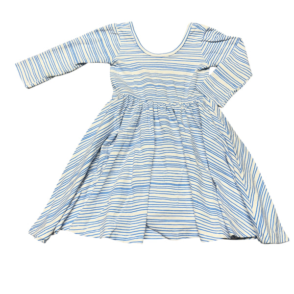 Alice + Ames | Striped Blue Ballet Dress | 3t