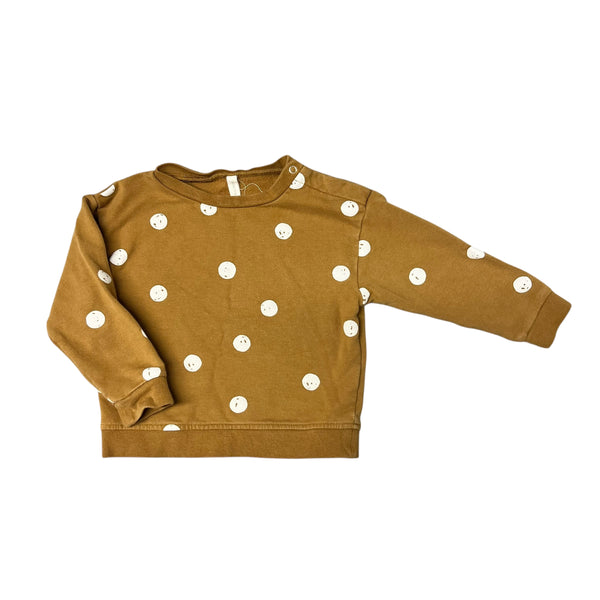 Quincy Mae | Polkadot Sweatshirt | 12-18m