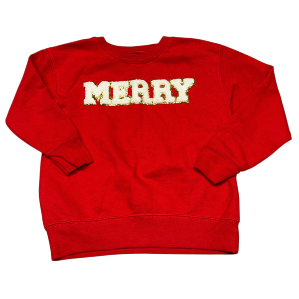 Wink | Red "Merry" Crewneck | 4