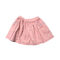 Boden | Pink Corduroy Polka Dot Skirt | 2-3