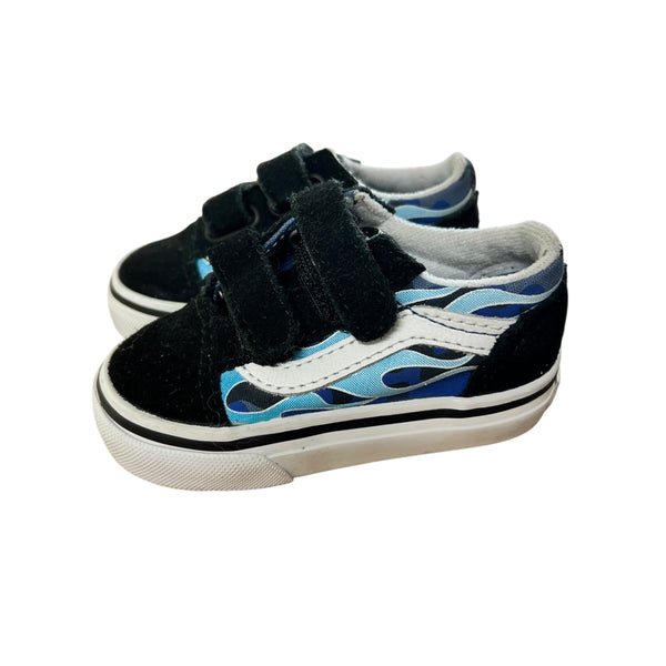 Vans | Blue Flame Sk8 Shoes | 4 Infant