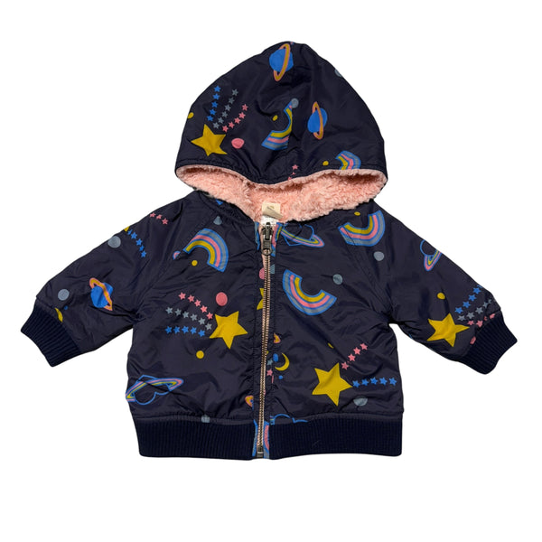 Tucker + Tate | Navy Rainbow and Stars Winter Coat | 3m