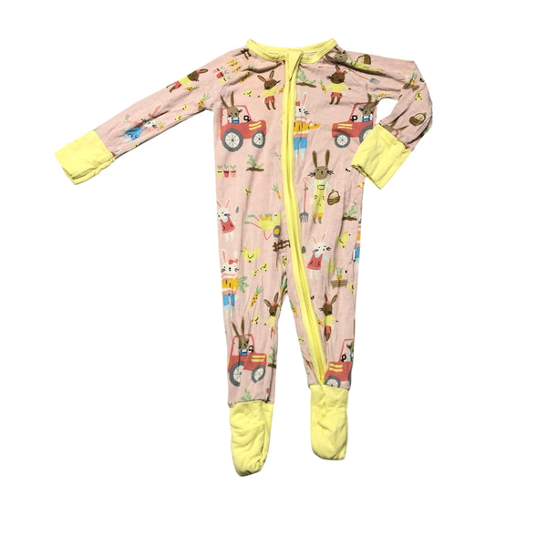 Little Sleepies | Bunny Bambo Pajamas | 0-3m